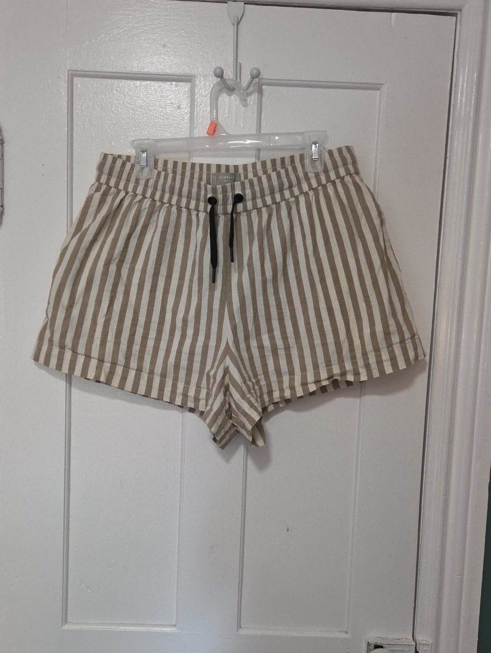 Everlane Striped Drawstring Athletic Shorts